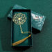 Decorative Metal Bookmarks with Plants Design, Holiday Gift for Teachers and Friends, Golden Color